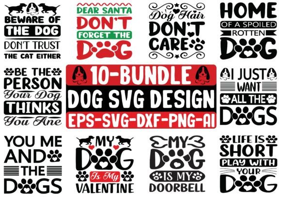 10. Dog SVG Bundle