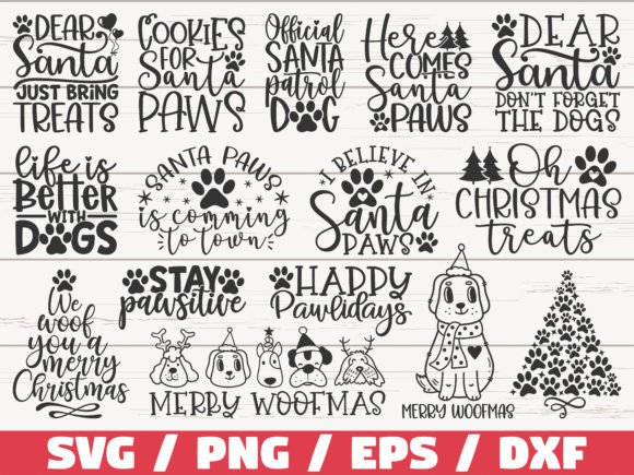 Christmas Dog SVG Bundle