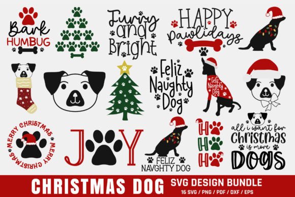 Christmas Dog SVG Bundle