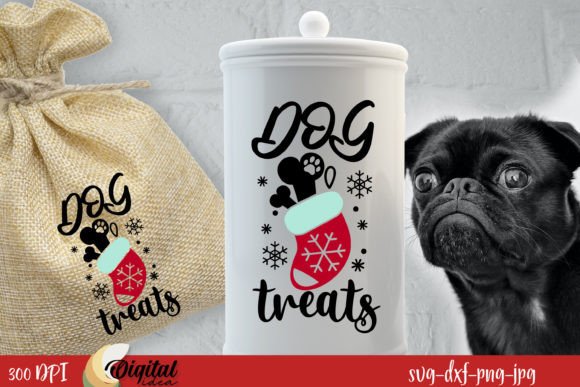 Christmas Dog SVG for Embroidery
