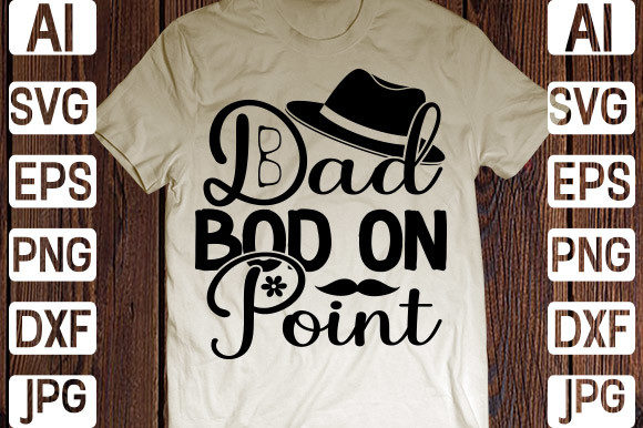 Dad Bod on Point Svg