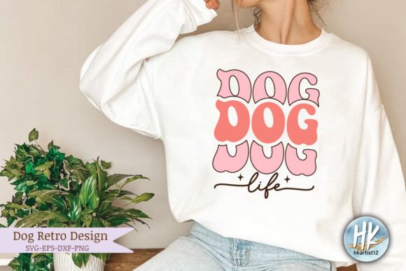 Dog Life Retro SVG