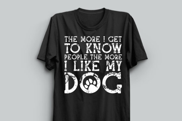 Dog Lover T-shirt Design 90