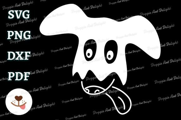 Doodle Ghost Dog Svg Spooky Dog Png Cut