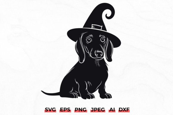 Halloween Dachshund Dog SVG