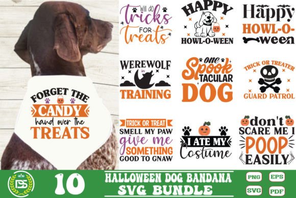 Halloween Dog Bandana Bundle